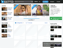 Tablet Screenshot of hayvid.com